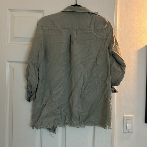 Zara olive green shacket - Picture 3 of 3